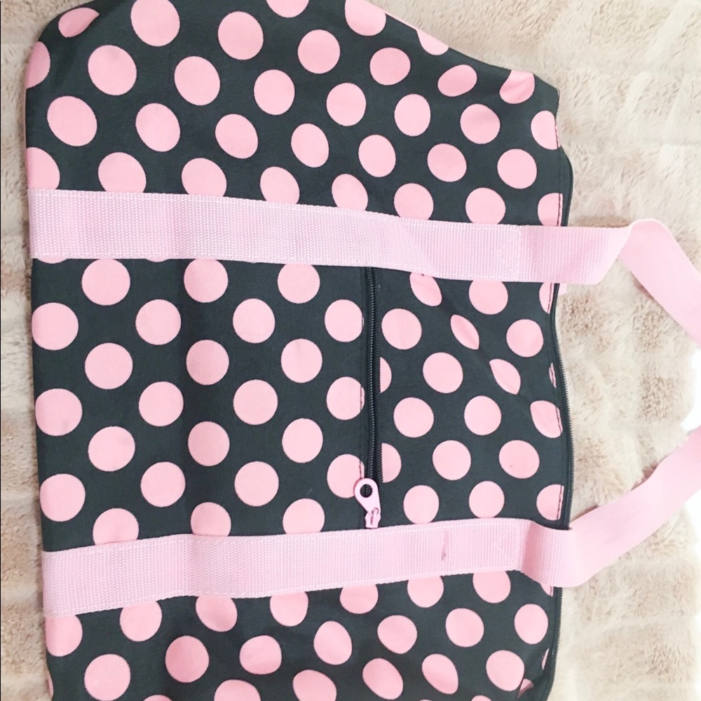 Pink girly duffle bag